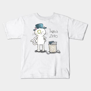 Dapper Cat - Inbox Zero Kids T-Shirt